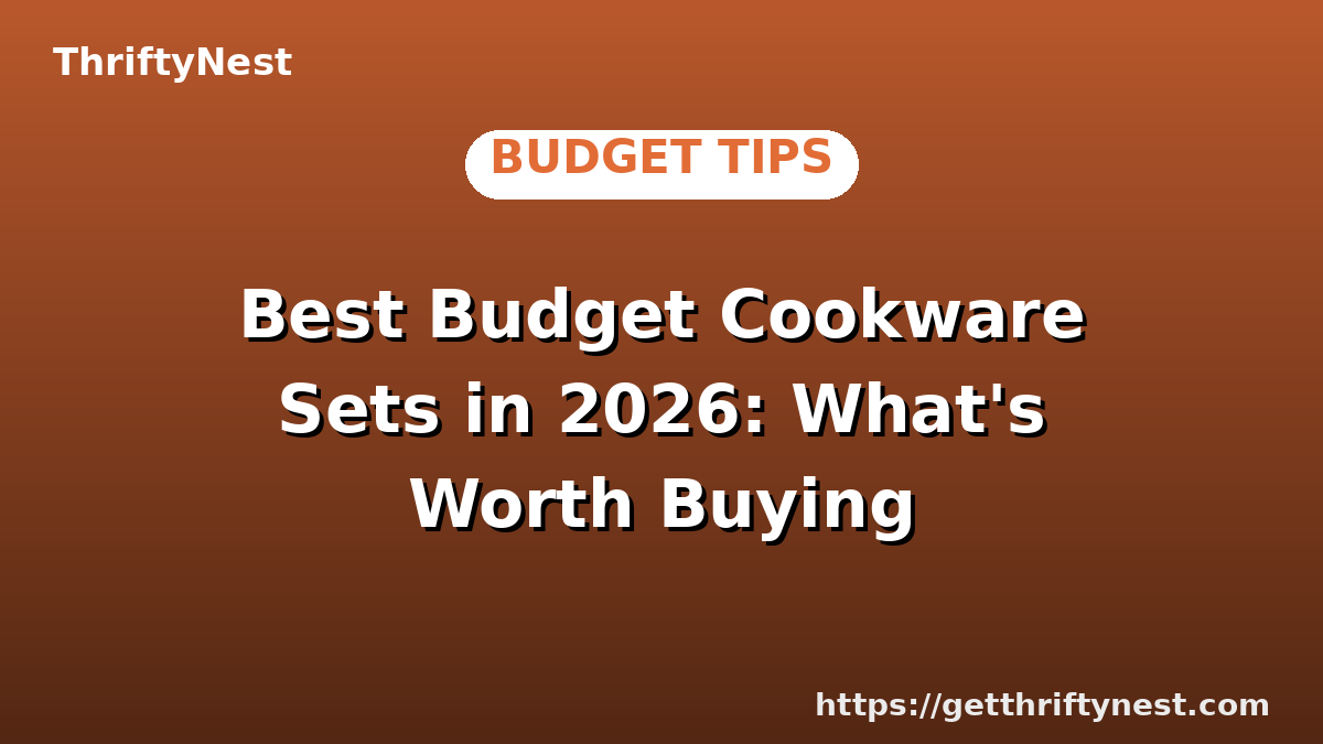 Best Budget Cookware Sets in 2026: What's Worth Buying