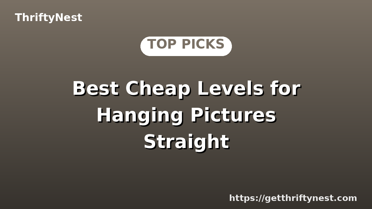 Best Cheap Levels for Hanging Pictures Straight