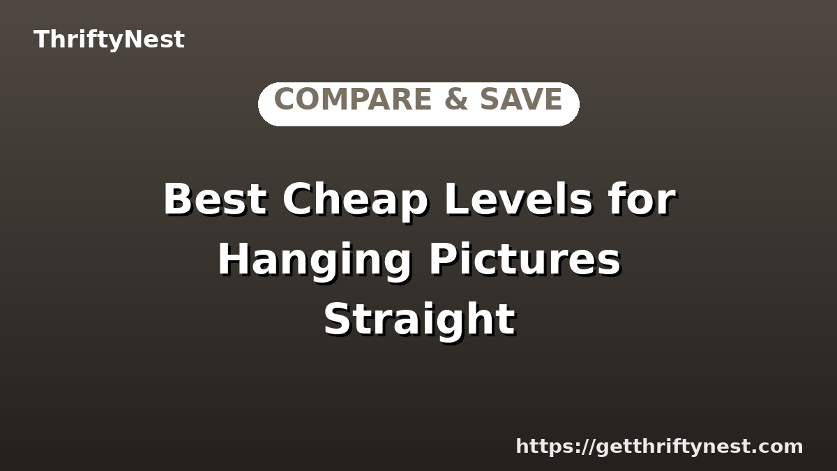 Best Cheap Levels for Hanging Pictures Straight