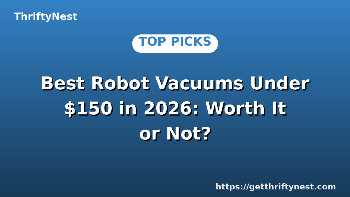 Best Robot Vacuums Under $150 in 2026: Worth It or Not?