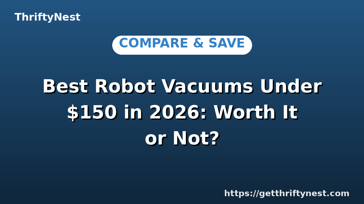 Best Robot Vacuums Under $150 in 2026: Worth It or Not?