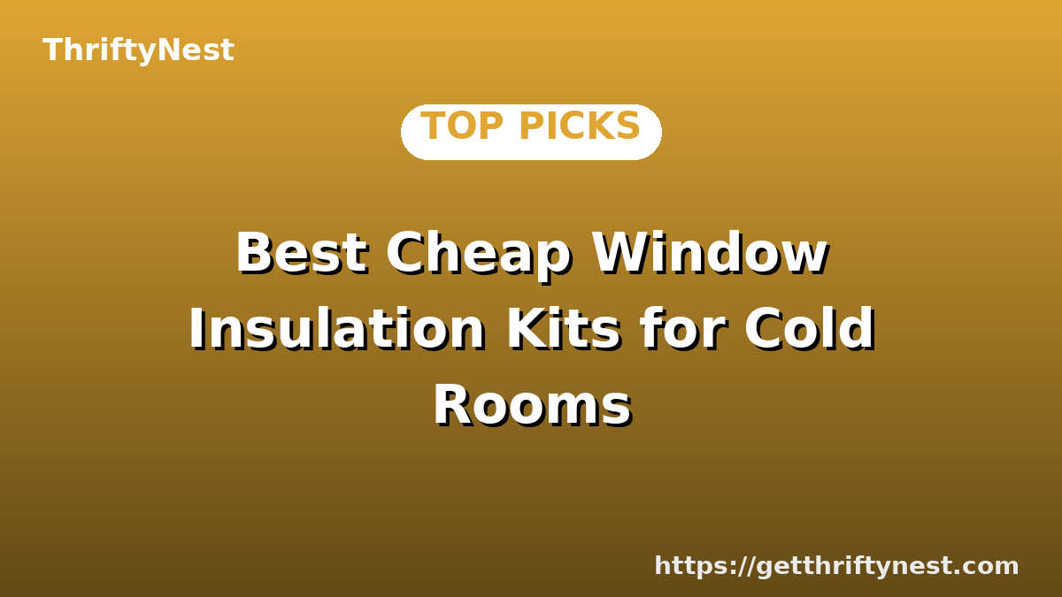 Best Cheap Window Insulation Kits for Cold Rooms