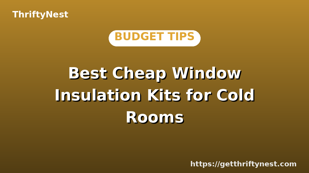 Best Cheap Window Insulation Kits for Cold Rooms