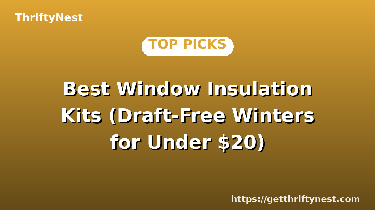 Best Window Insulation Kits (Draft-Free Winters for Under $20)