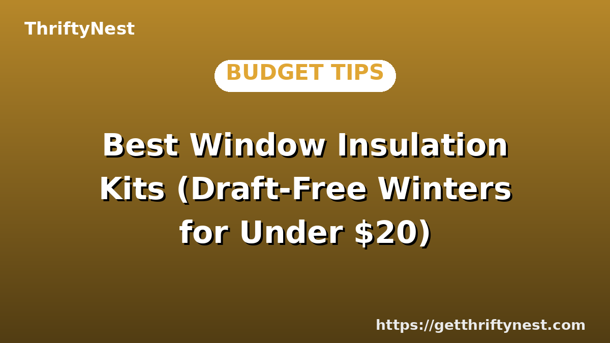Best Window Insulation Kits (Draft-Free Winters for Under $20)