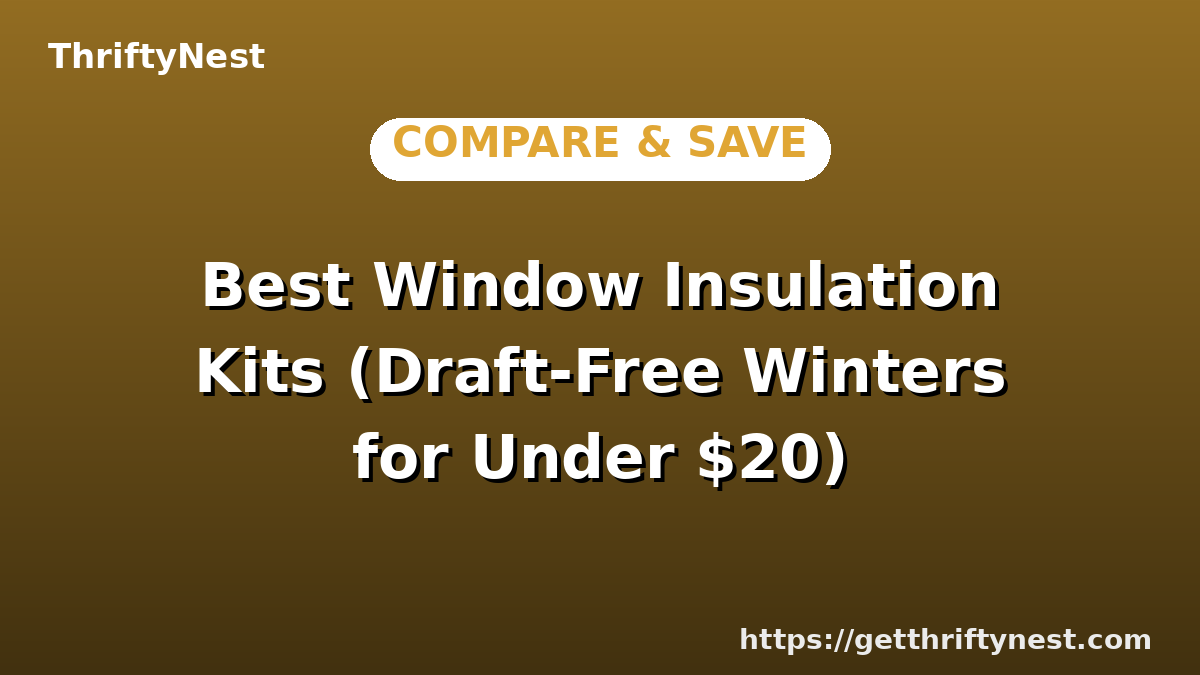 Best Window Insulation Kits (Draft-Free Winters for Under $20)