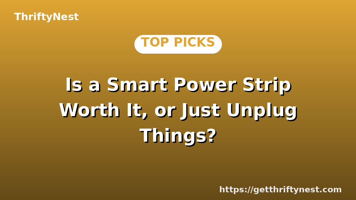 Is a Smart Power Strip Worth It, or Just Unplug Things?