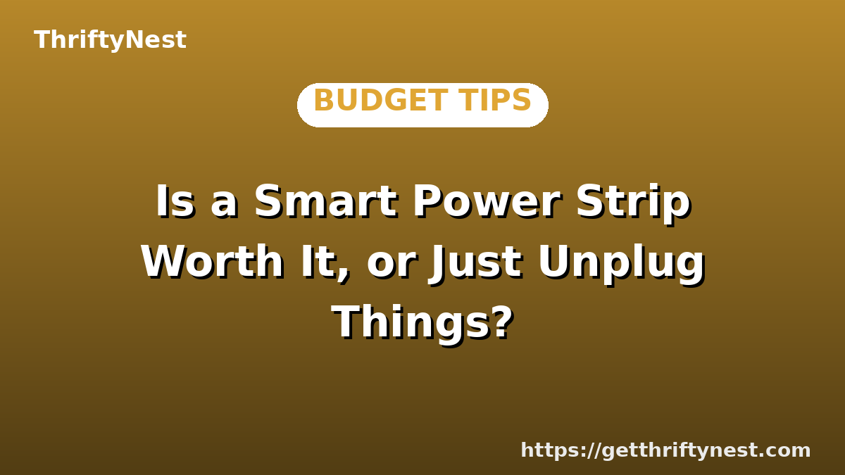 Is a Smart Power Strip Worth It, or Just Unplug Things?